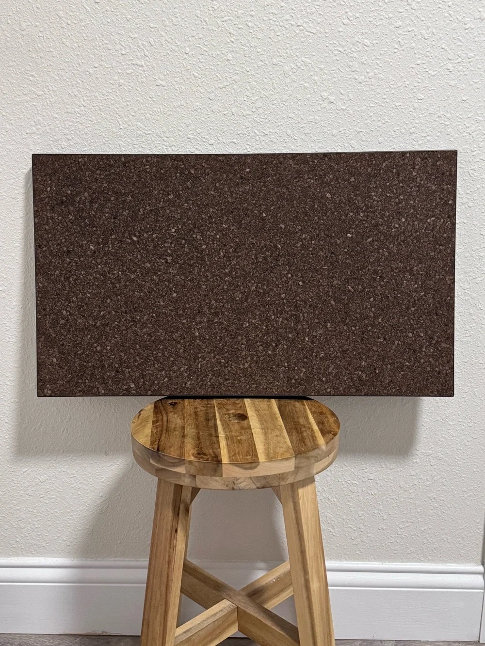 IKEA SVENSÅS Cork Memo Board Dark Brown Wall Organization Modern Decor HTF